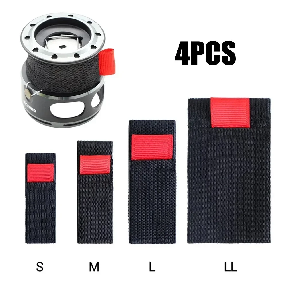4pcs Elastic Fishing Spool Bel – Mesh Coil Strip Bewertung und Preis