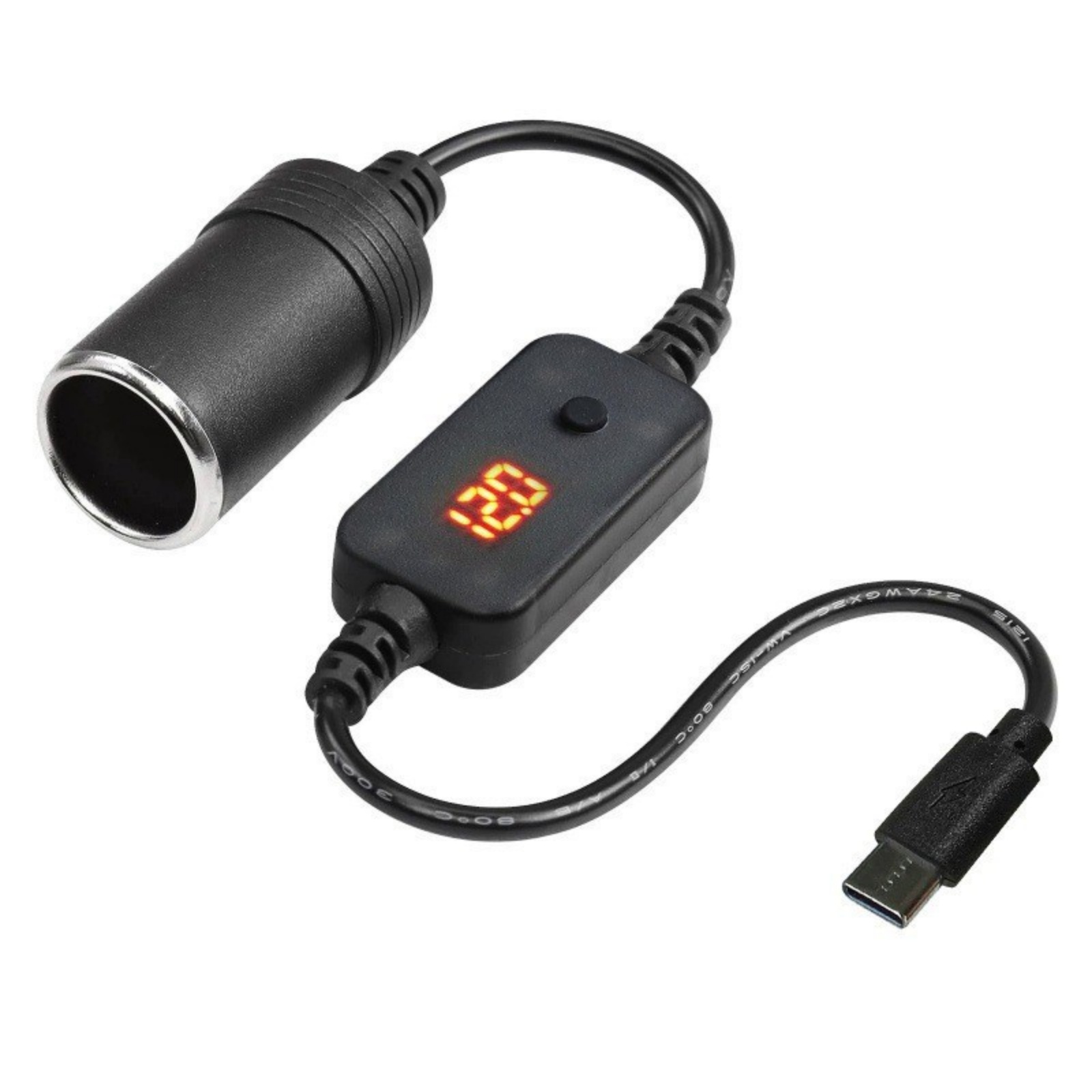1Pc USB-C to 12V Car Cigarette – Accessories Experts Vape Bewertung und Preis