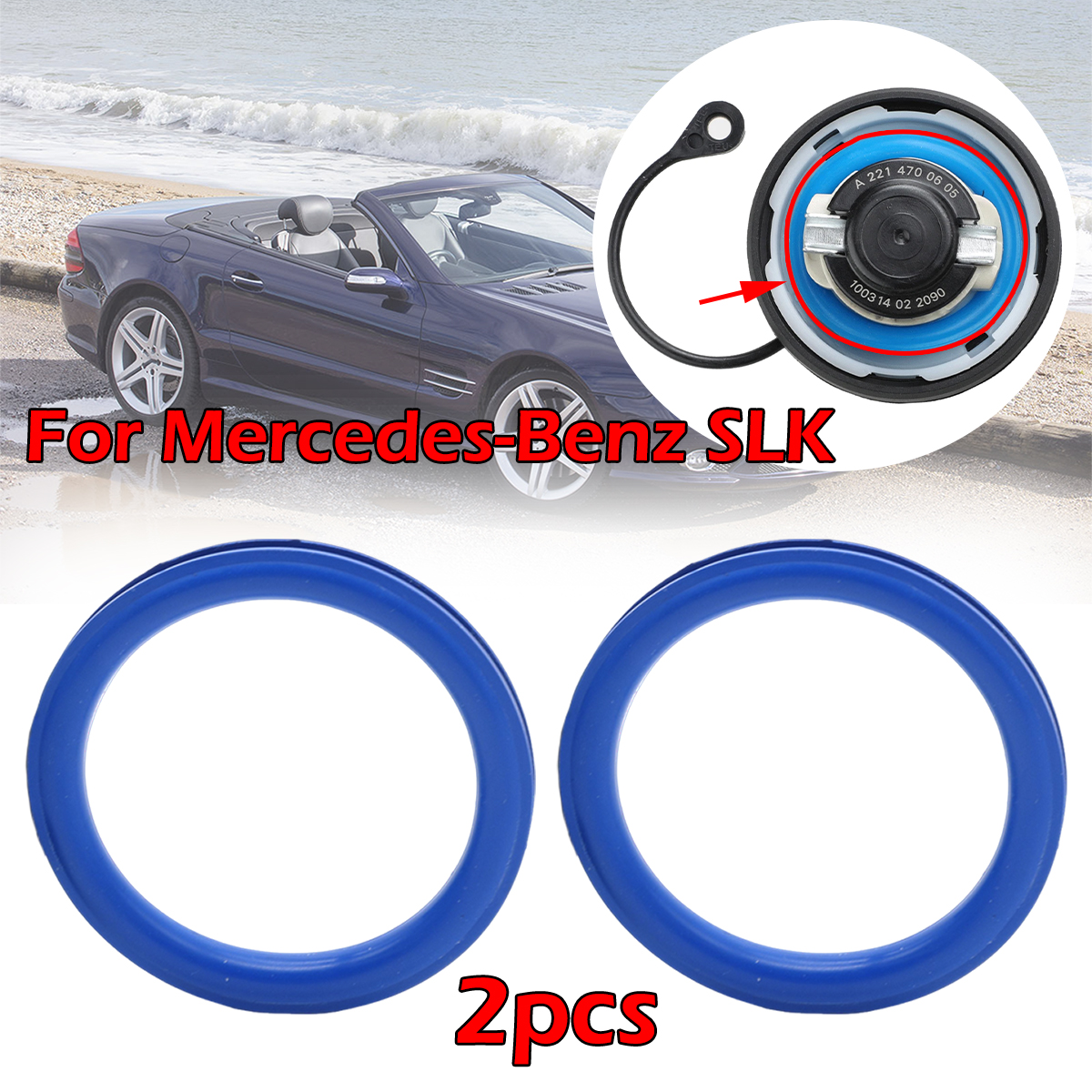 2Pcs For Mercedes-Benz SL R230 – Tank O-Ring Seal Bewertung und Preis